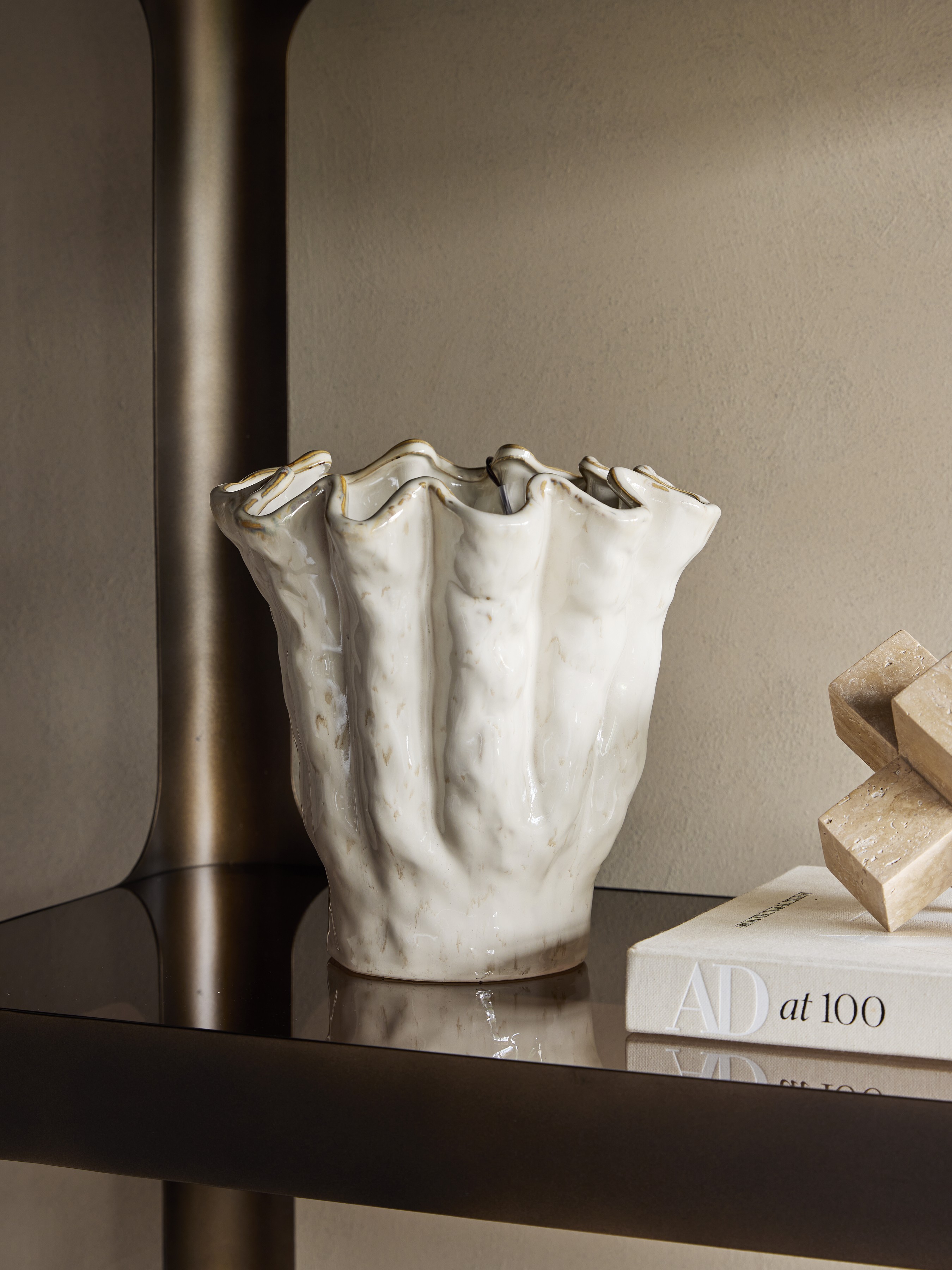 Coralie Glazed Vase Medium hover image