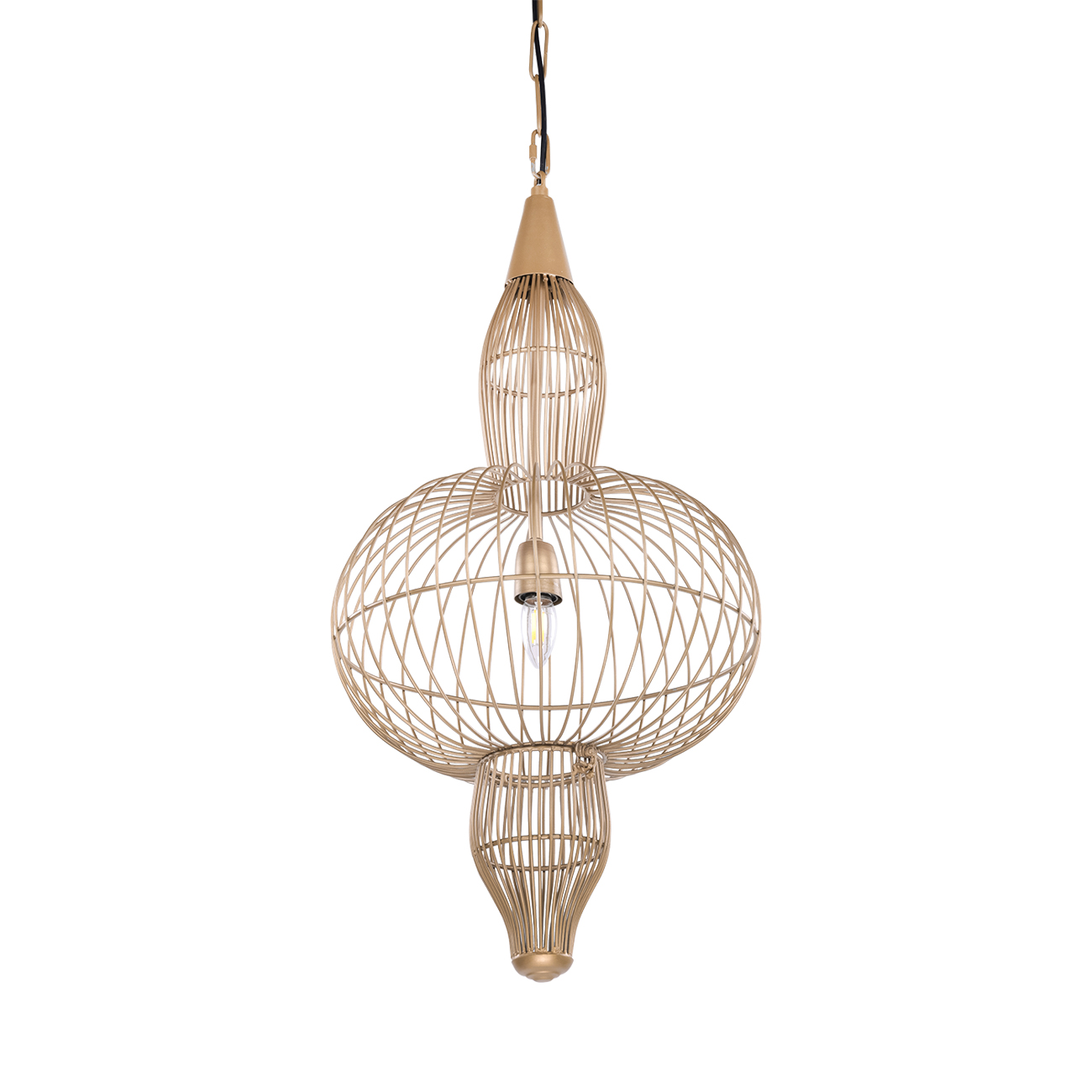 Mira Orb Wire Pendant