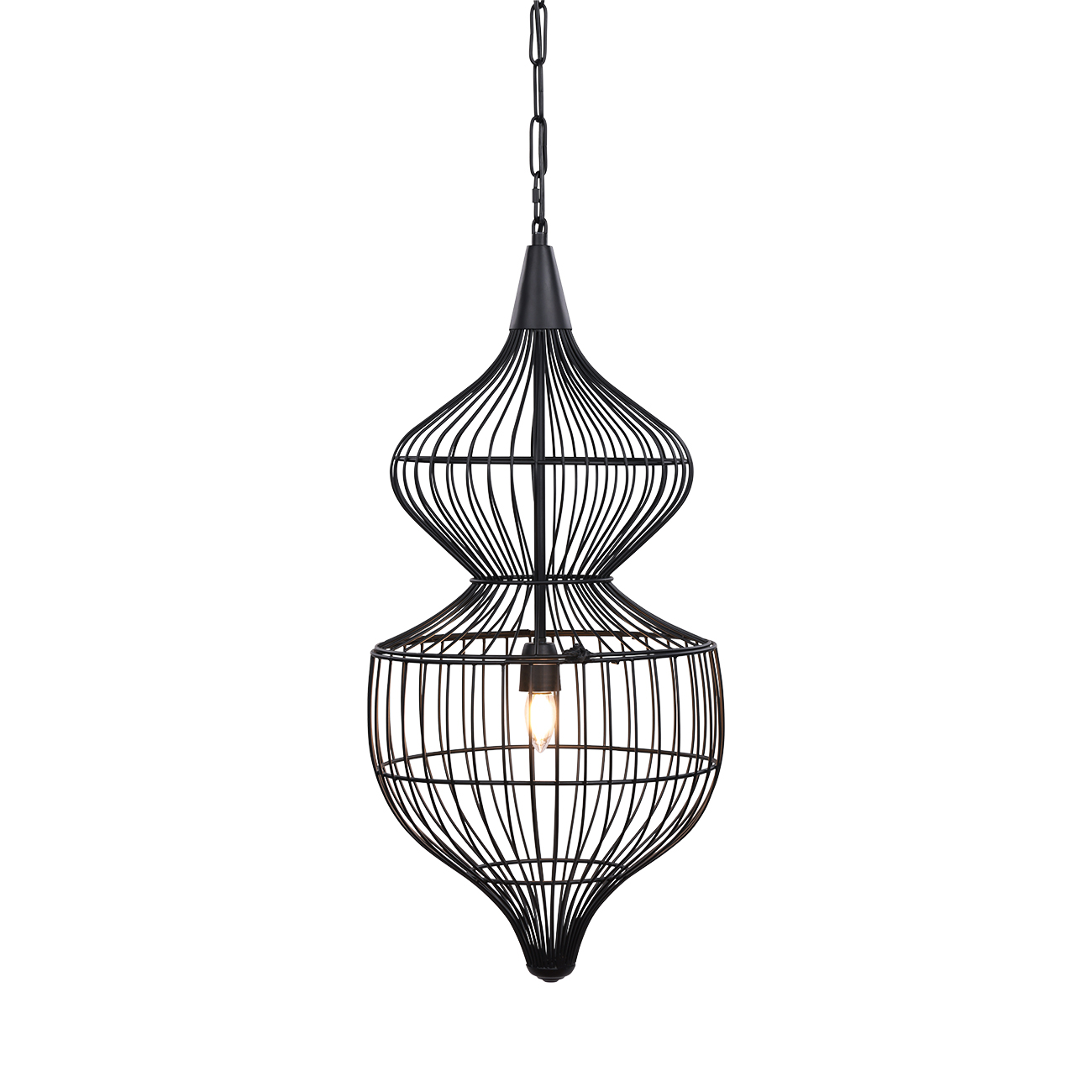 Mira Hourglass Wire Pendant hover image