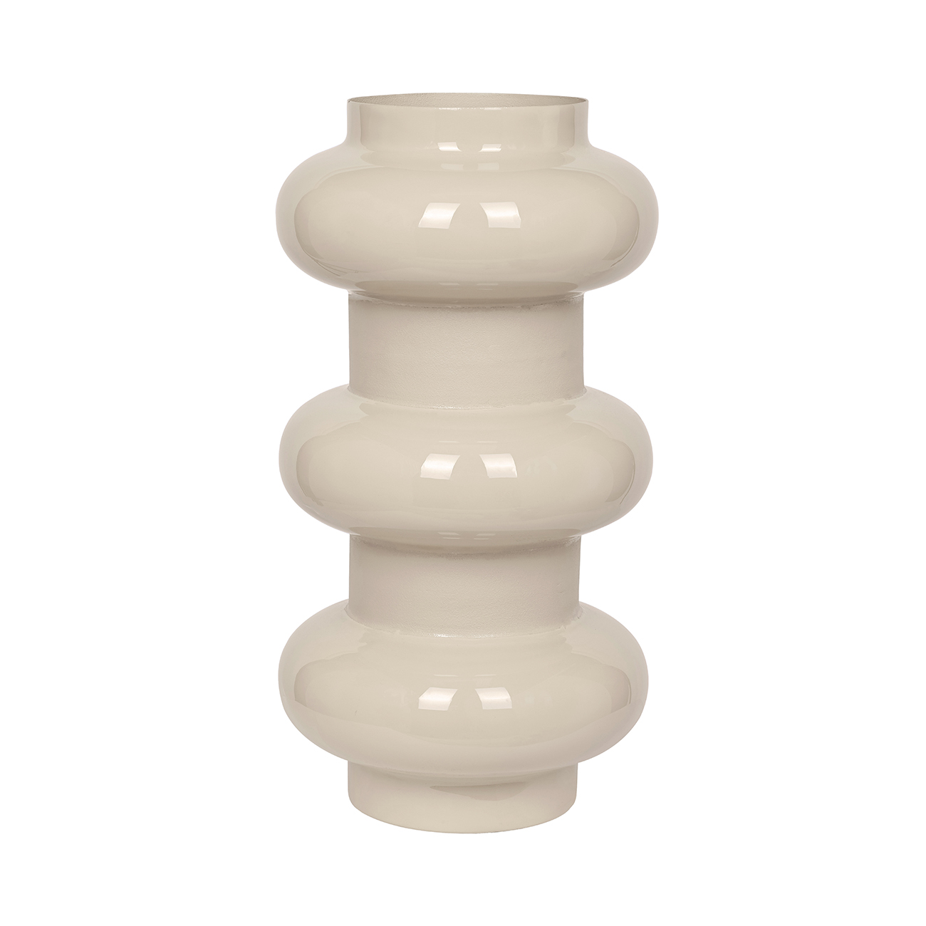 Ovolo Enamel Iron Vase Medium hover image