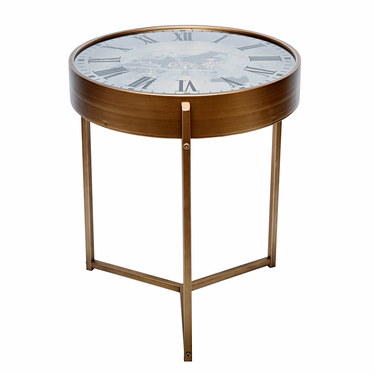 Atlas Moving Cogs Side Table 50cm hover image