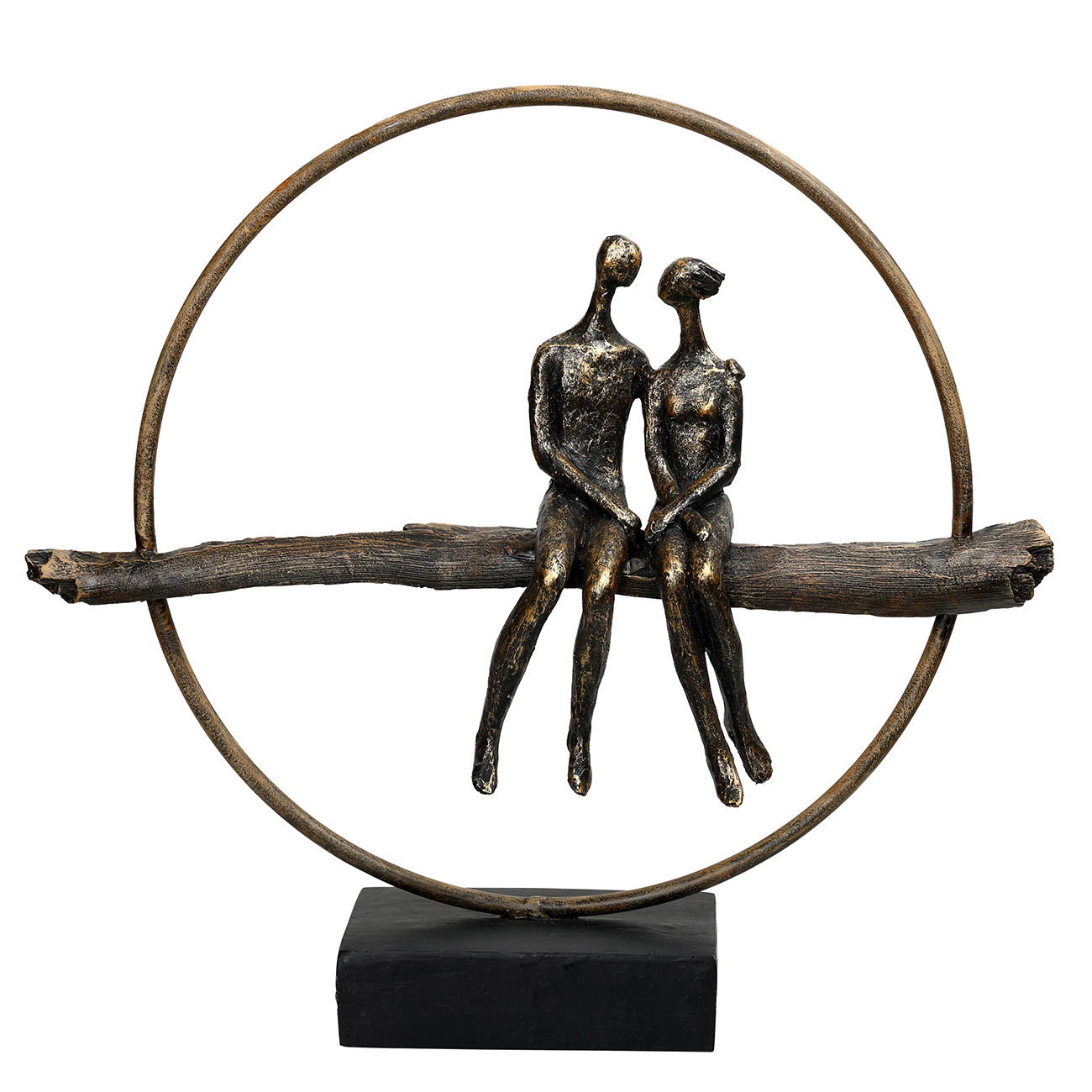 Circle of Life Couple  Sculpture hover image