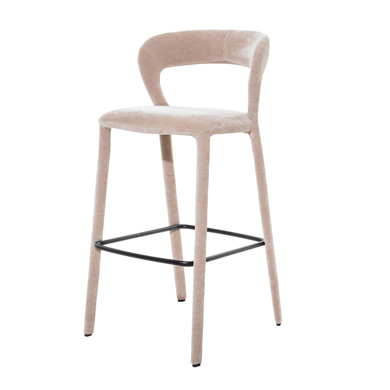Cruise Upholstered Bar Stool Taupe hover image