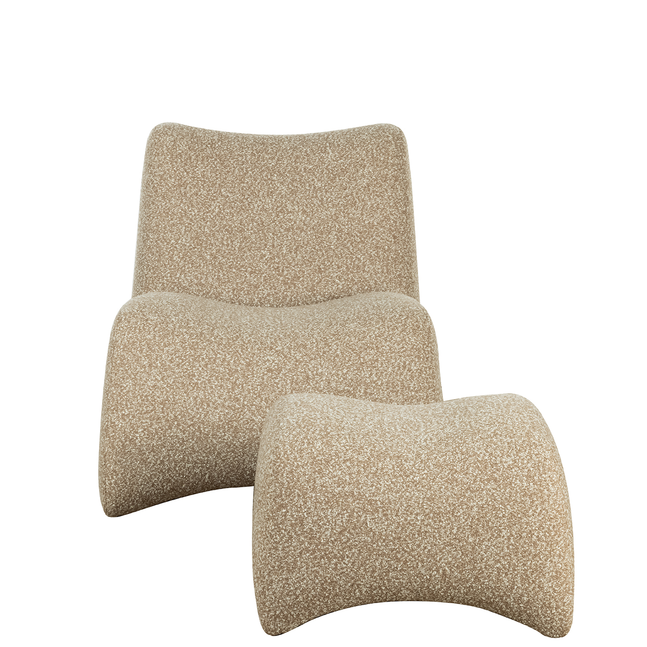 Bangkok Upholstered  Occasional Chair and Stool