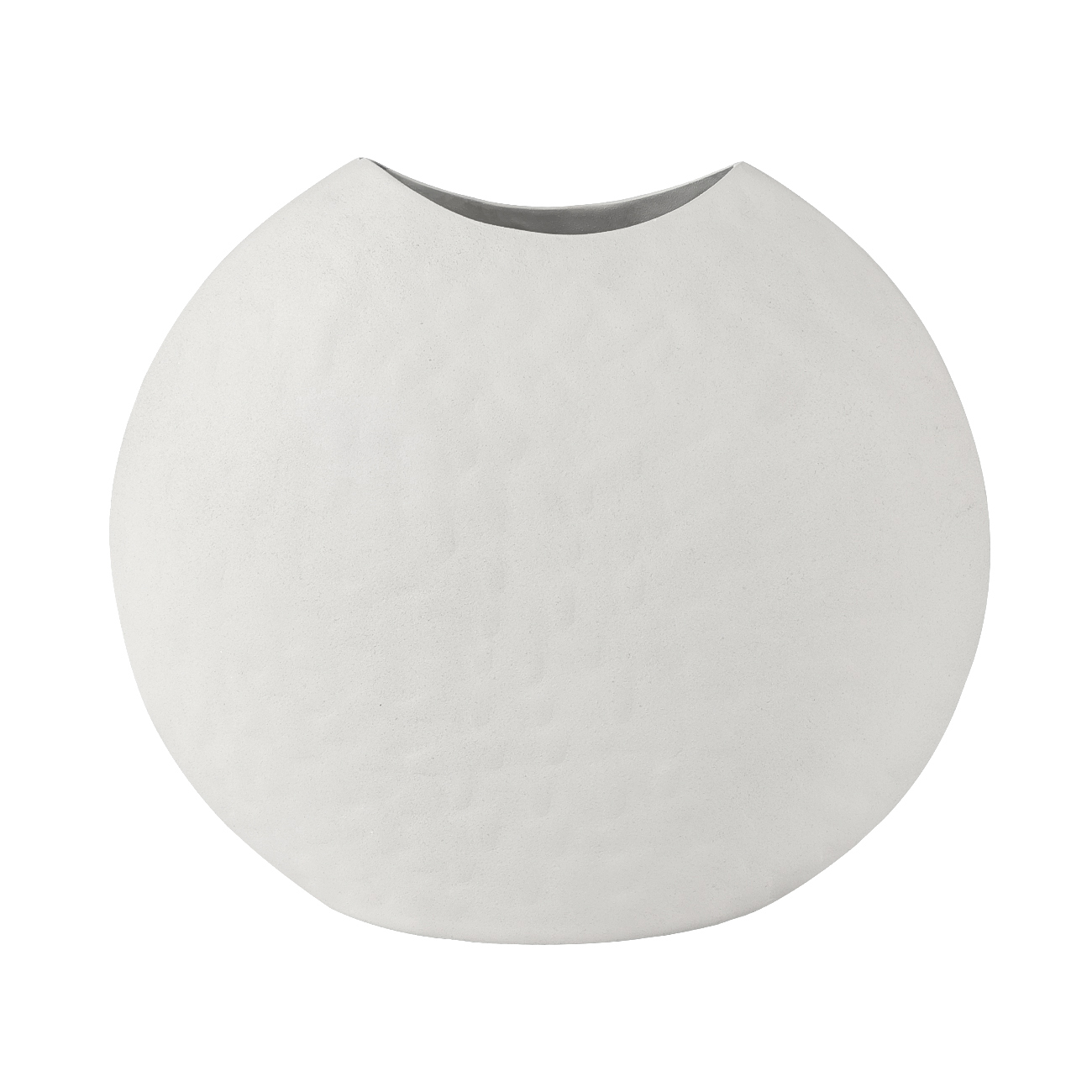 Samui White Stonewash Moon Vase hover image