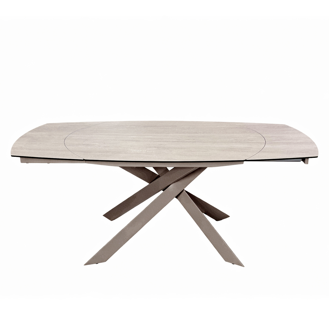 Themsby Extendable Dining Table Warm Stone hover image