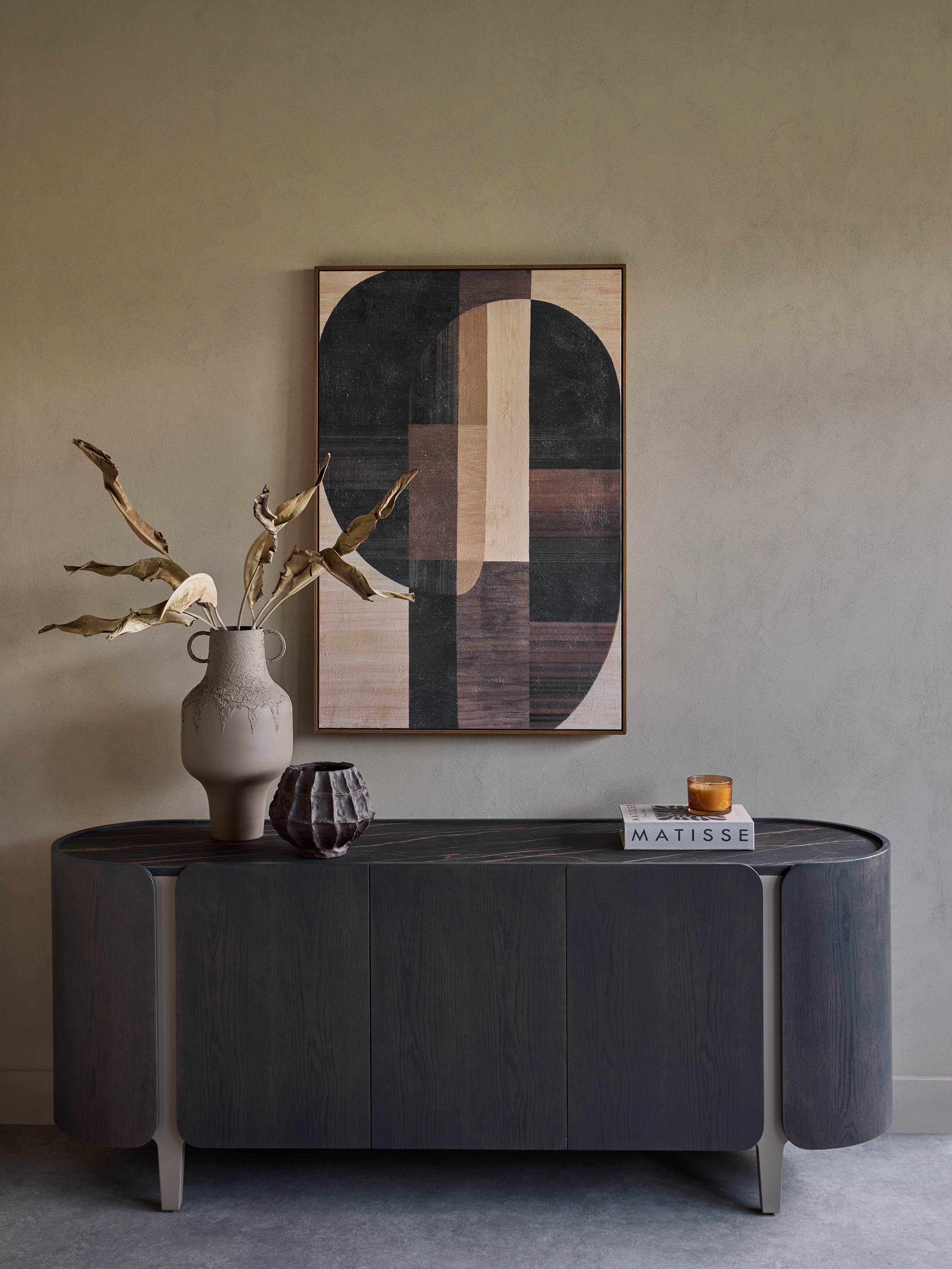 Branwick Sideboard Deep Charcoal