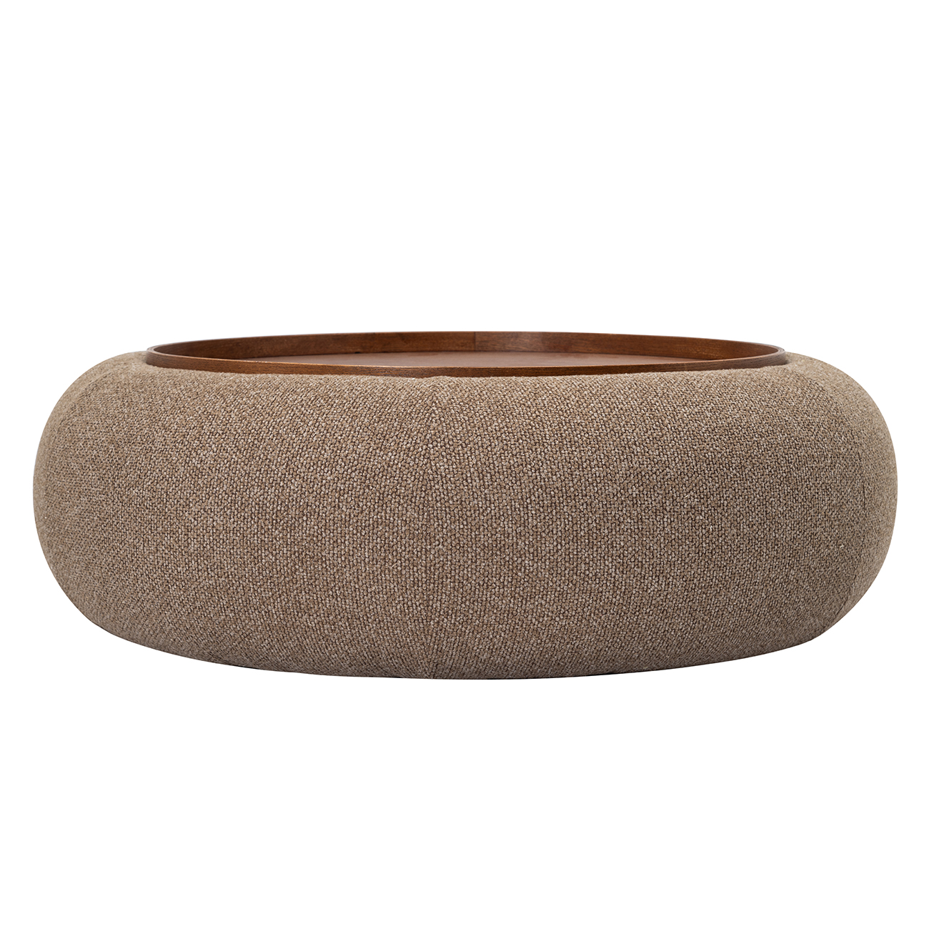 Gensen Ottoman in Coffee Large 100cm hover image
