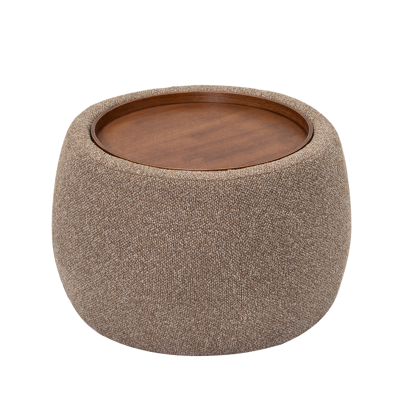 Gensen Ottoman in Coffee Small 70cm