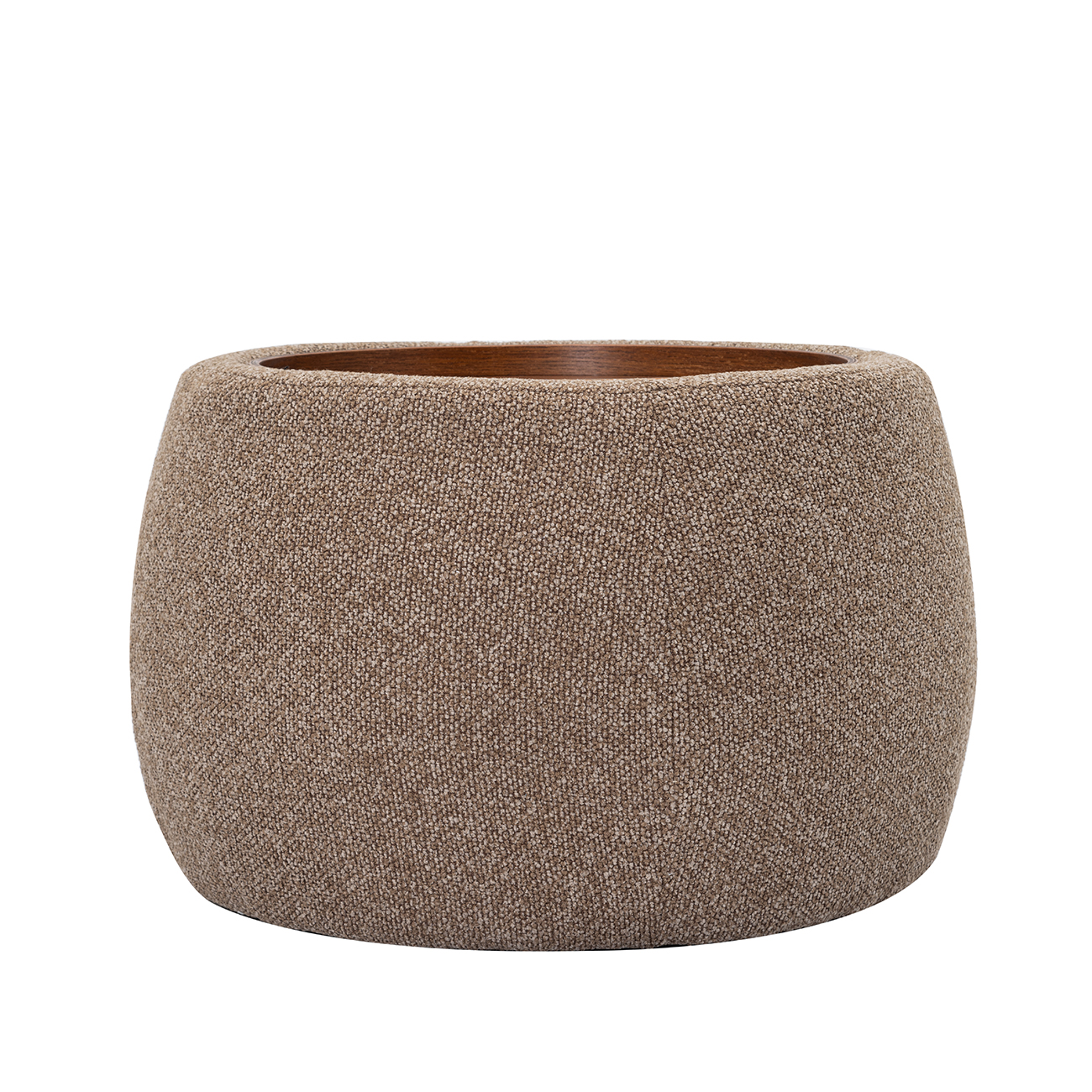 Gensen Ottoman in Coffee Small 70cm hover image