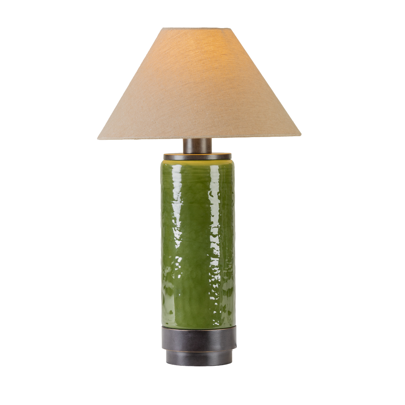 Duthie Table Lamp Sea Green with Shade