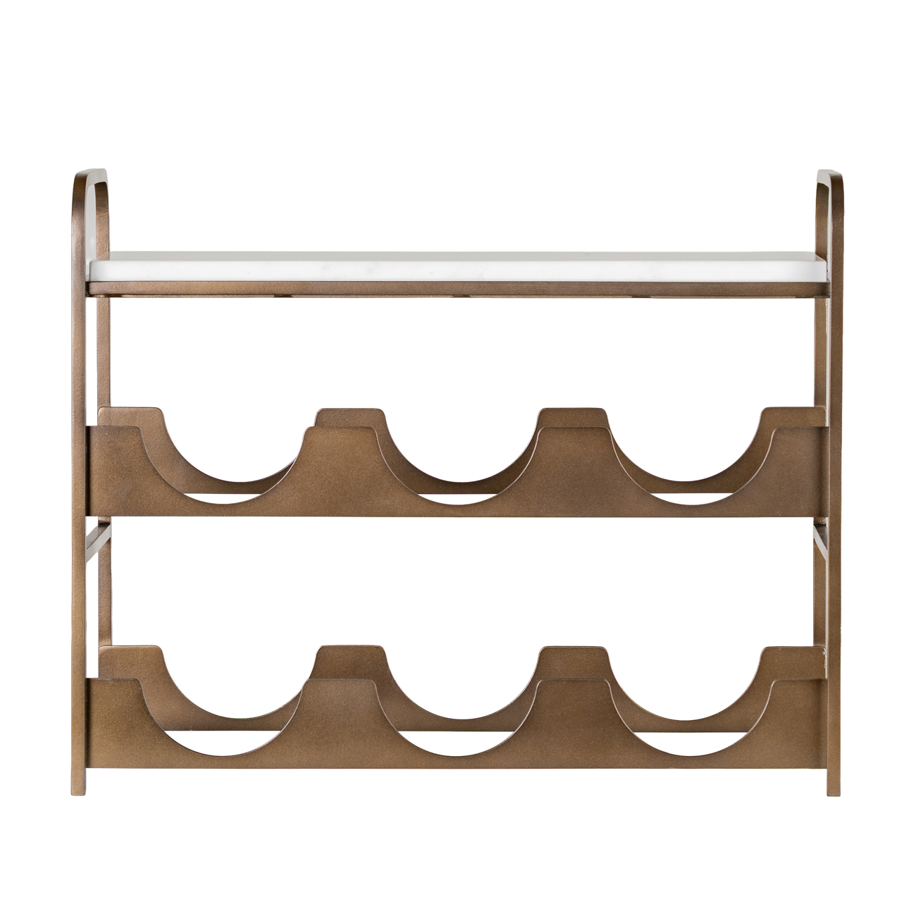 Westland Marble Top 6 Bottle Wine Rack hover image