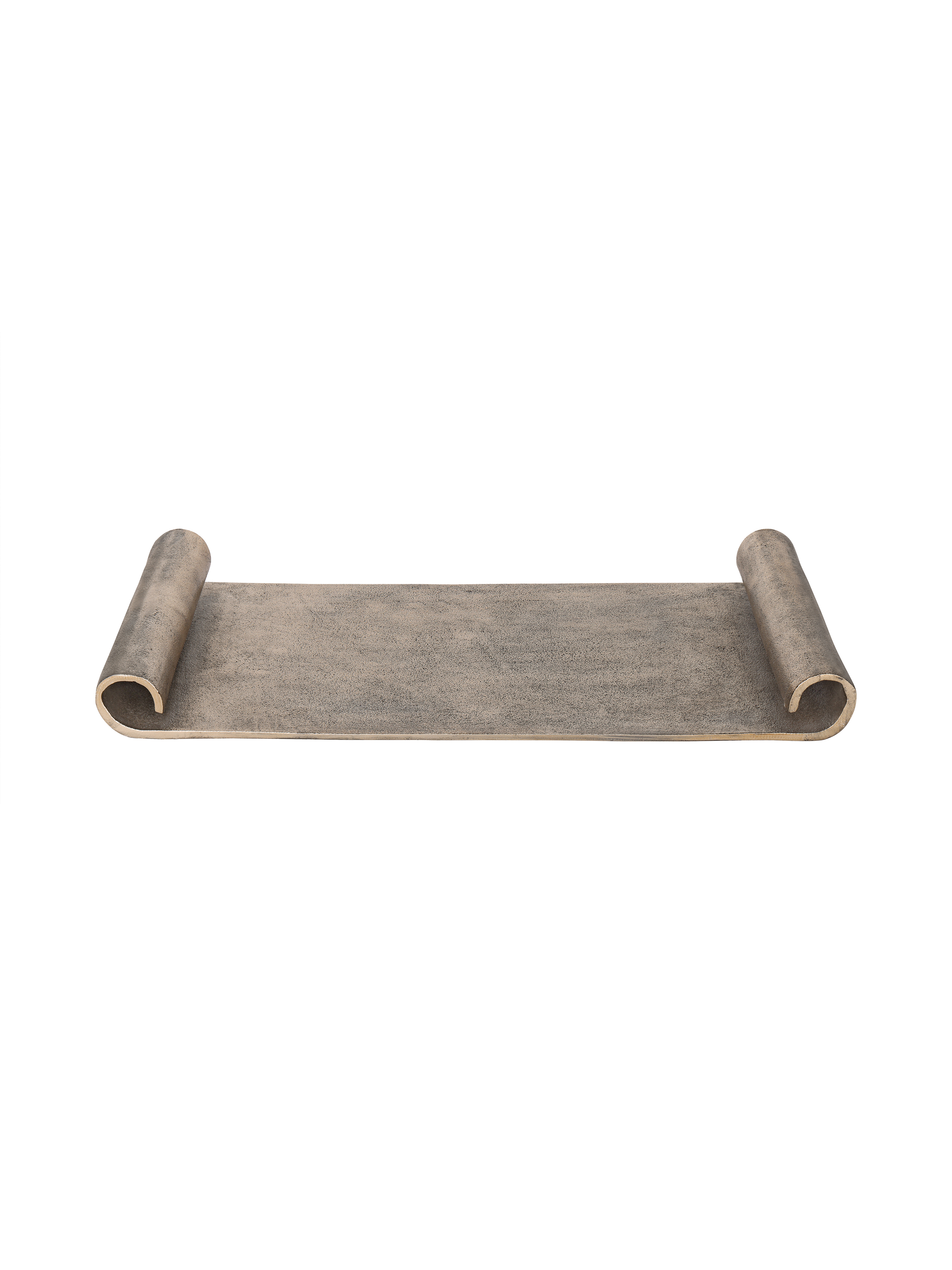 Hillcrest Scroll Antique Gold Aluminium Tray hover image