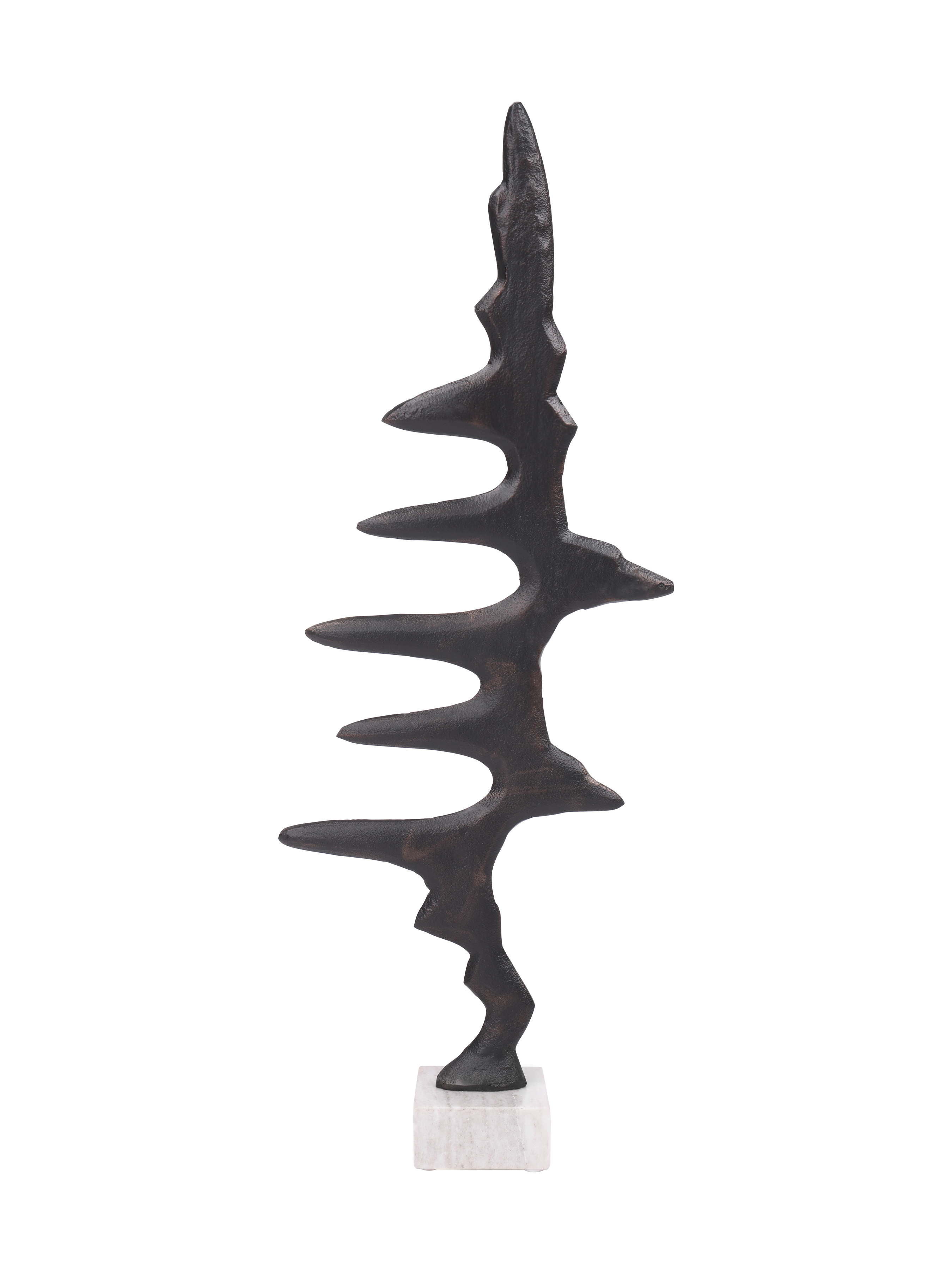 Pulse Antique Black Aluminium Sculpture hover image
