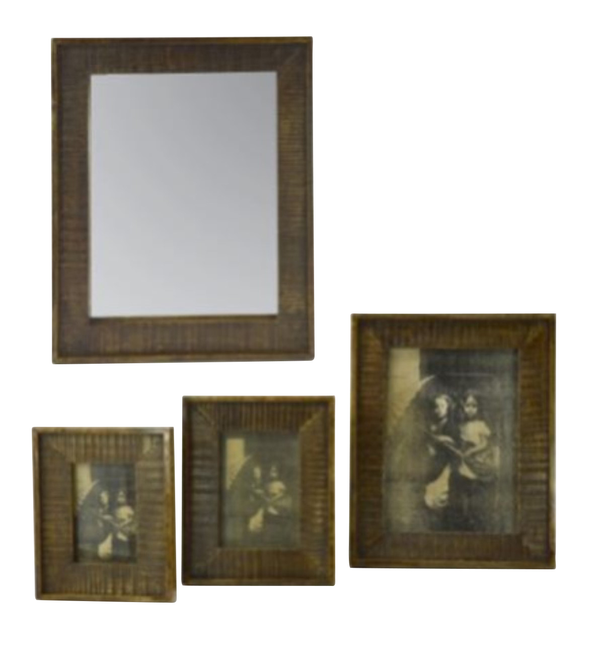 Nairn Wooden Photo Frame Brown Large thumbnail