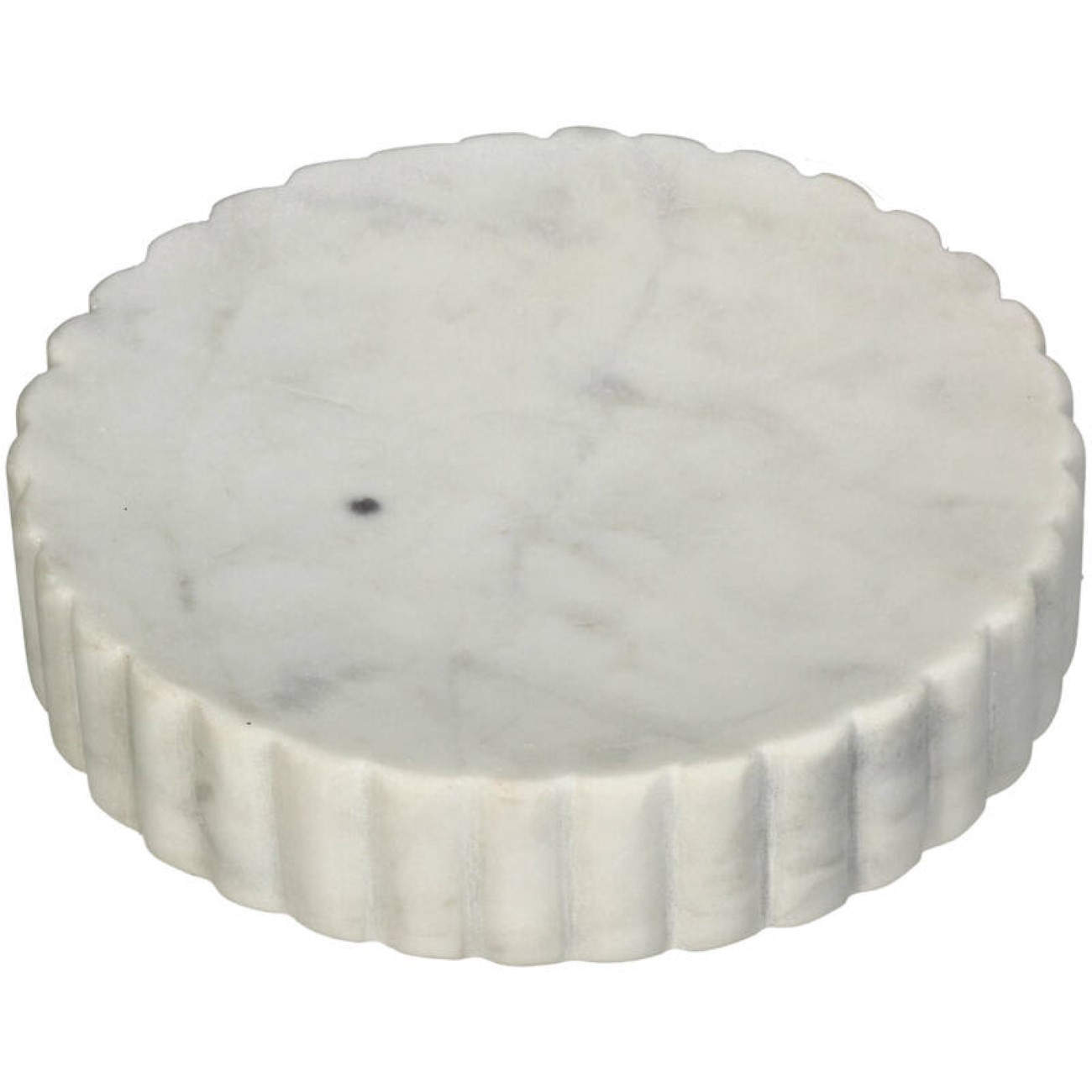 Amara White Marble Soap Dish thumbnail