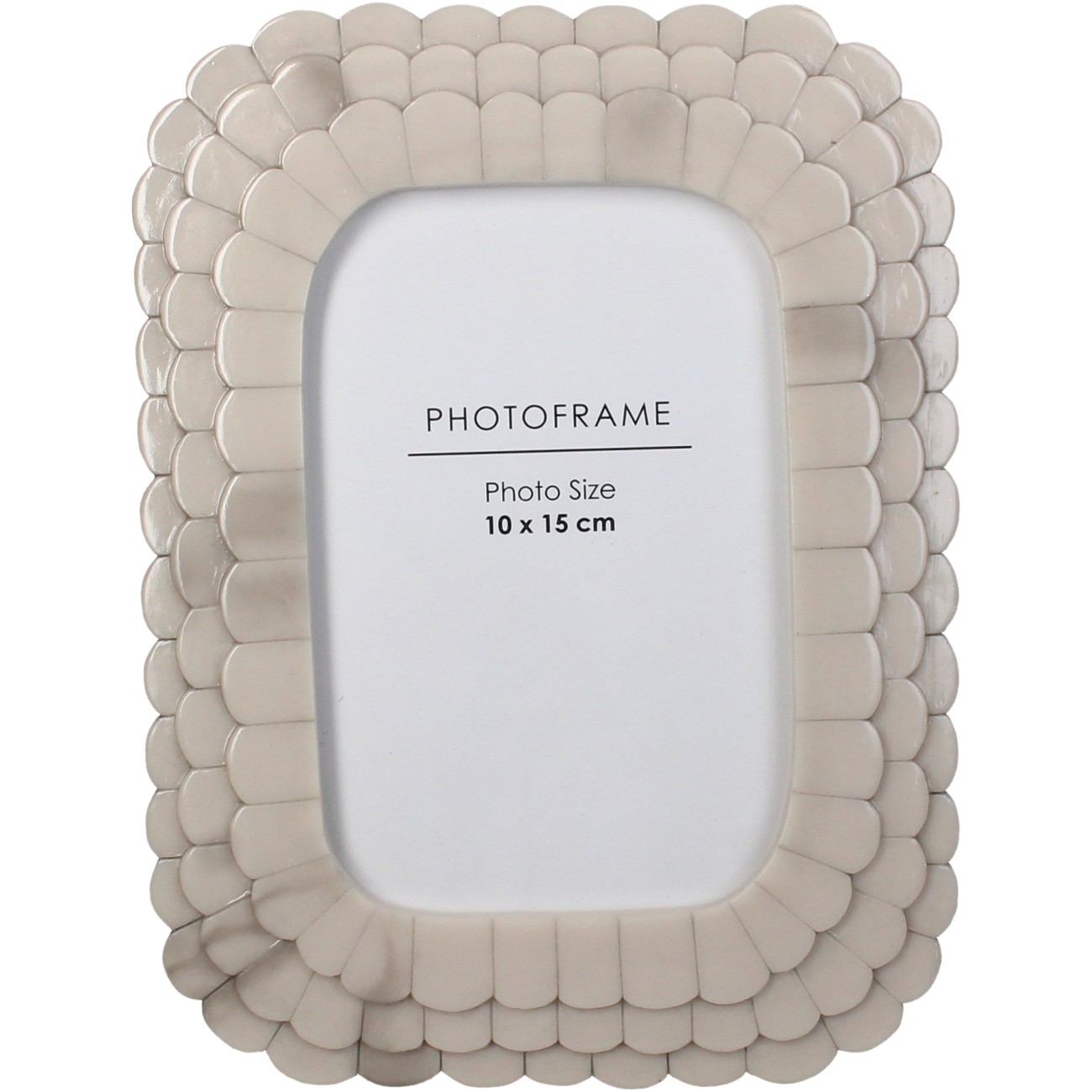 Tilewave Scallop Tiled Photo Frame 4″x6″
