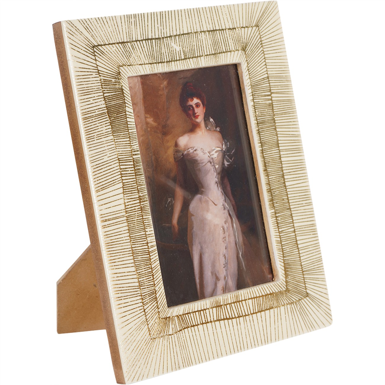 Dame Photo Frame White 5×7 hover image
